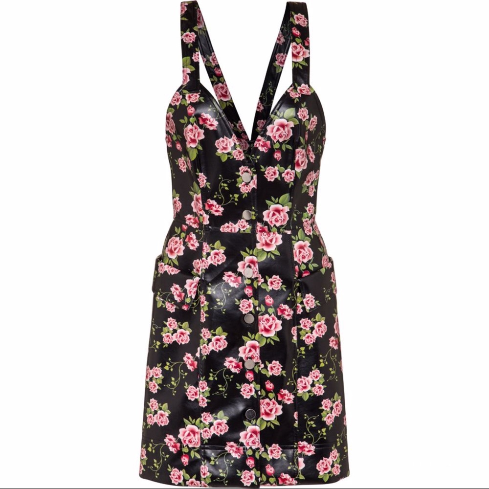 Alex Perry - ALX Floral Daniela Button Down Mini